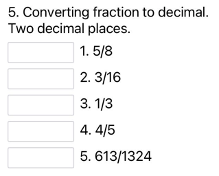 Please answer this and show your solutions on