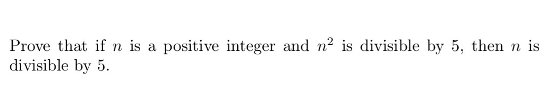 Prove that if n is a positive integer and n2 is