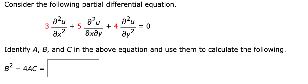 please help thanks Consider the following partial