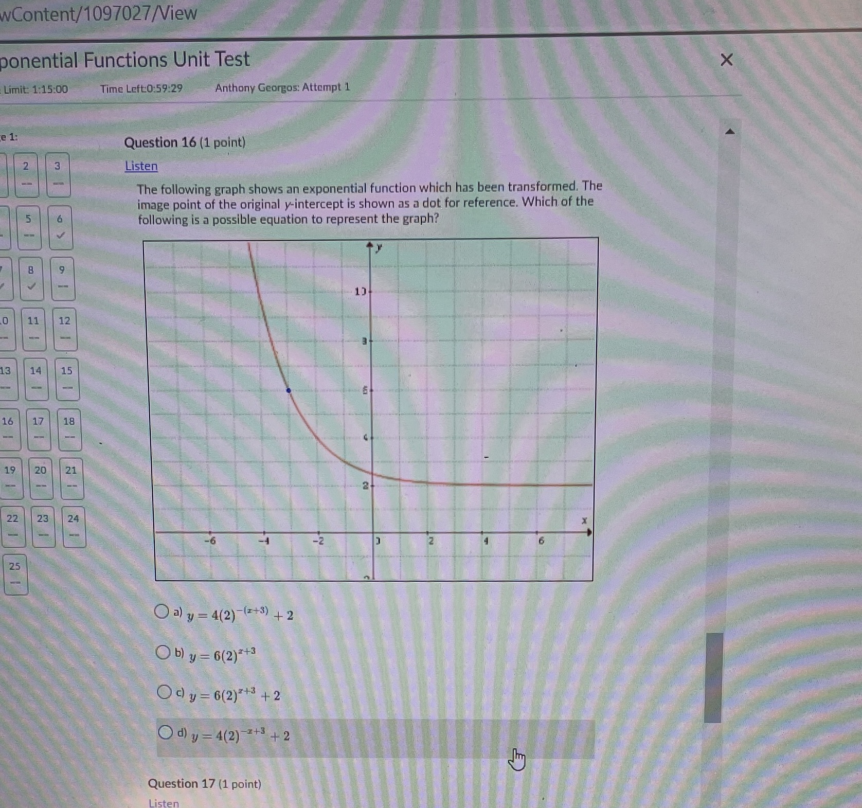 Only need answers wContent/1097027/View ponential