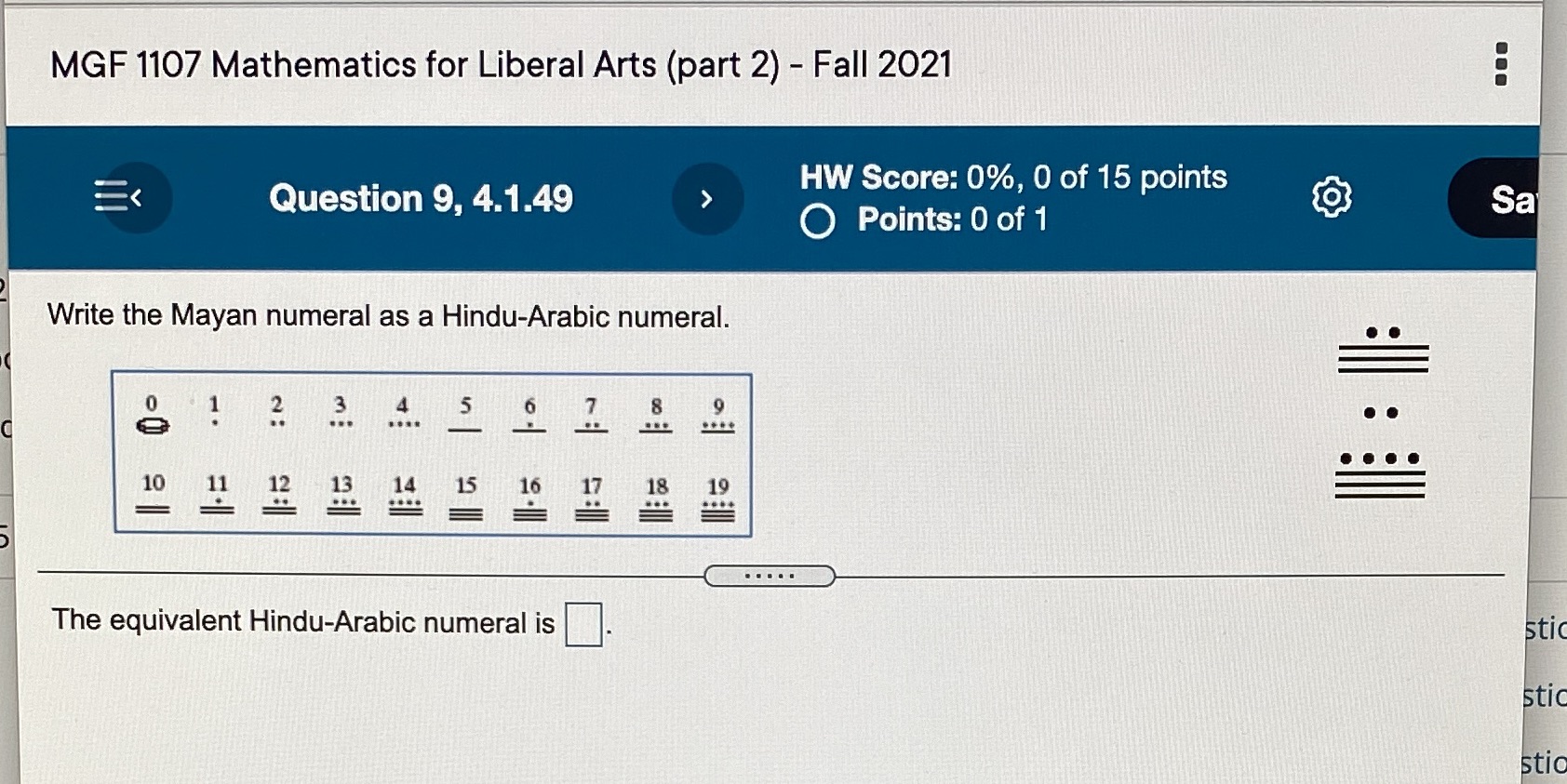 MGF 1107 Mathematics for Liberal Arts (part 2) -