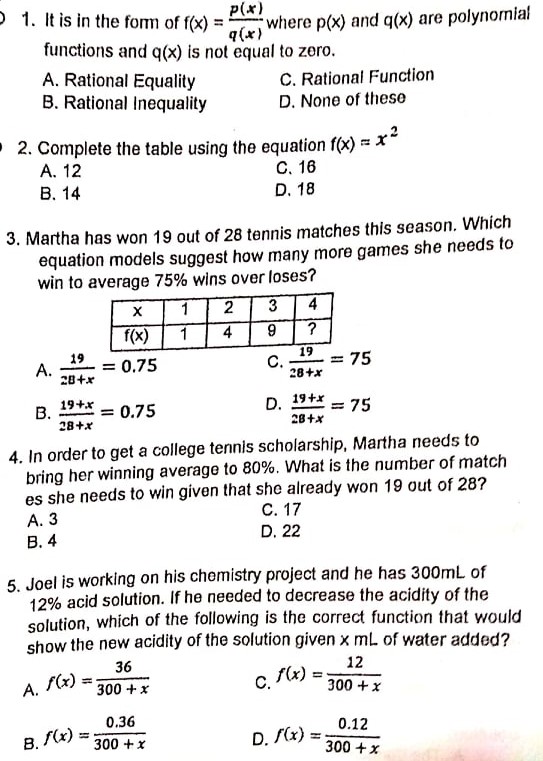 Representations of Rational Function (2