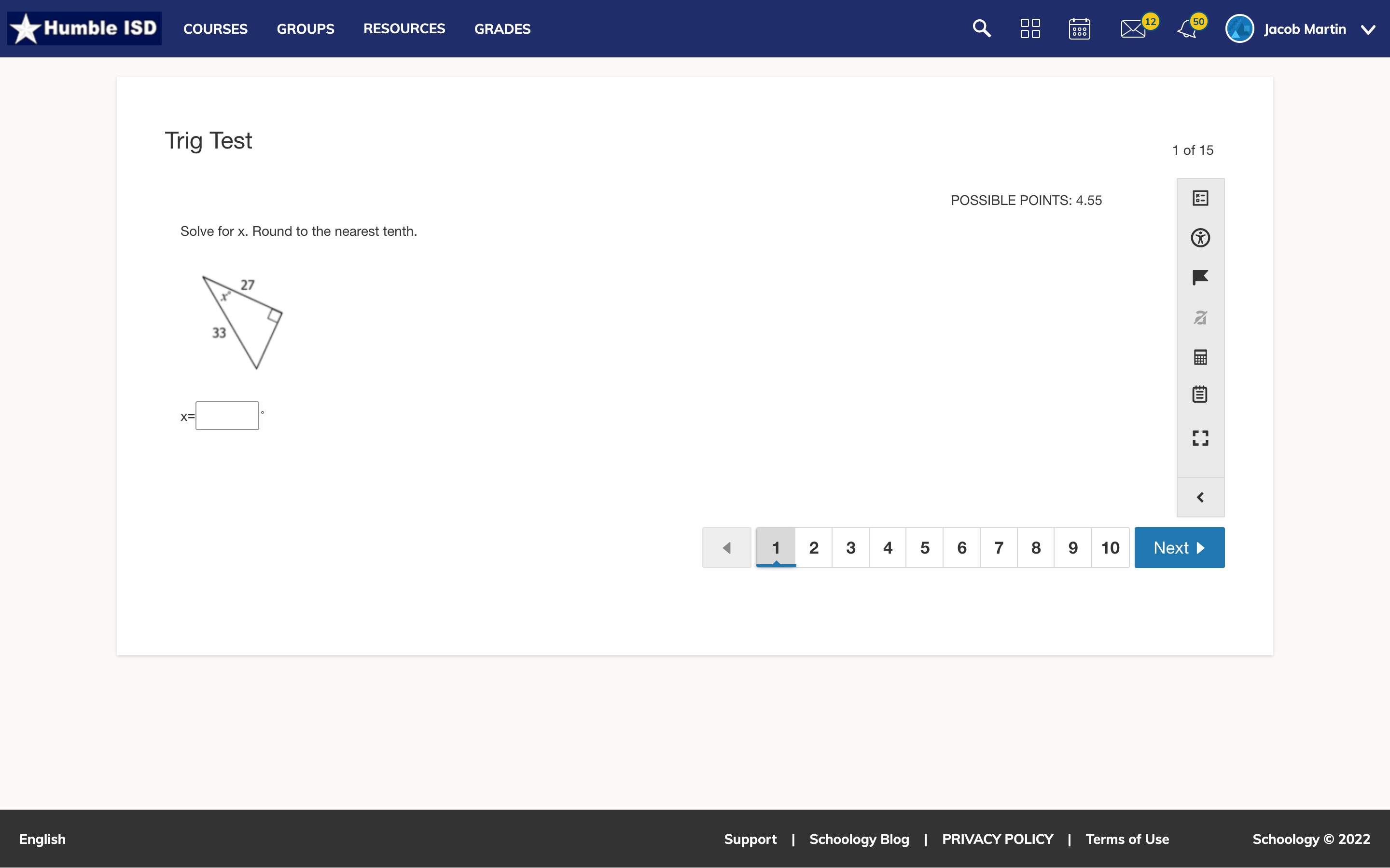 Humble ISD COURSES GROUPS RESOURCES GRADES Q 88 8