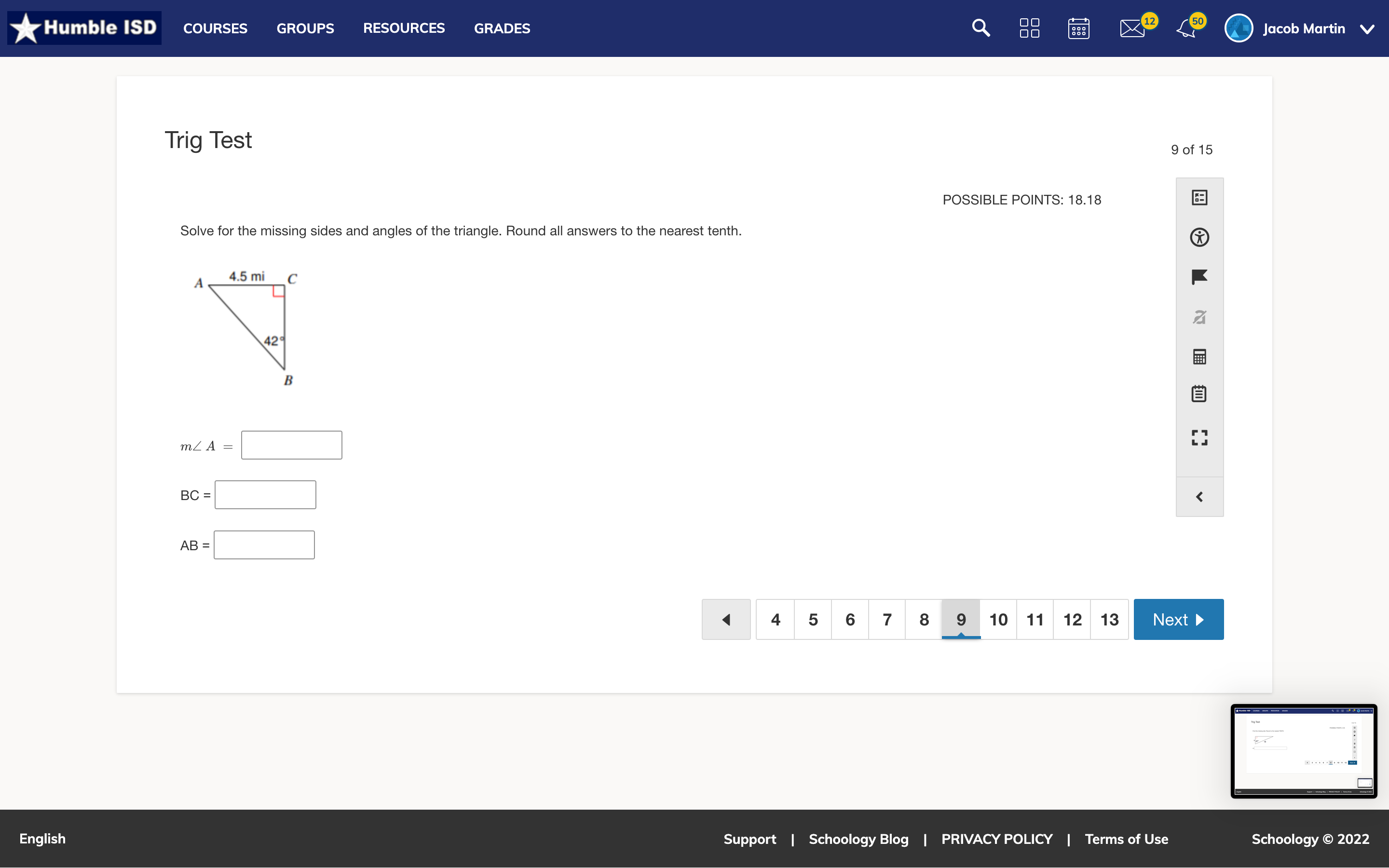 Humble ISD COURSES GROUPS RESOURCES GRADES Q 88 8