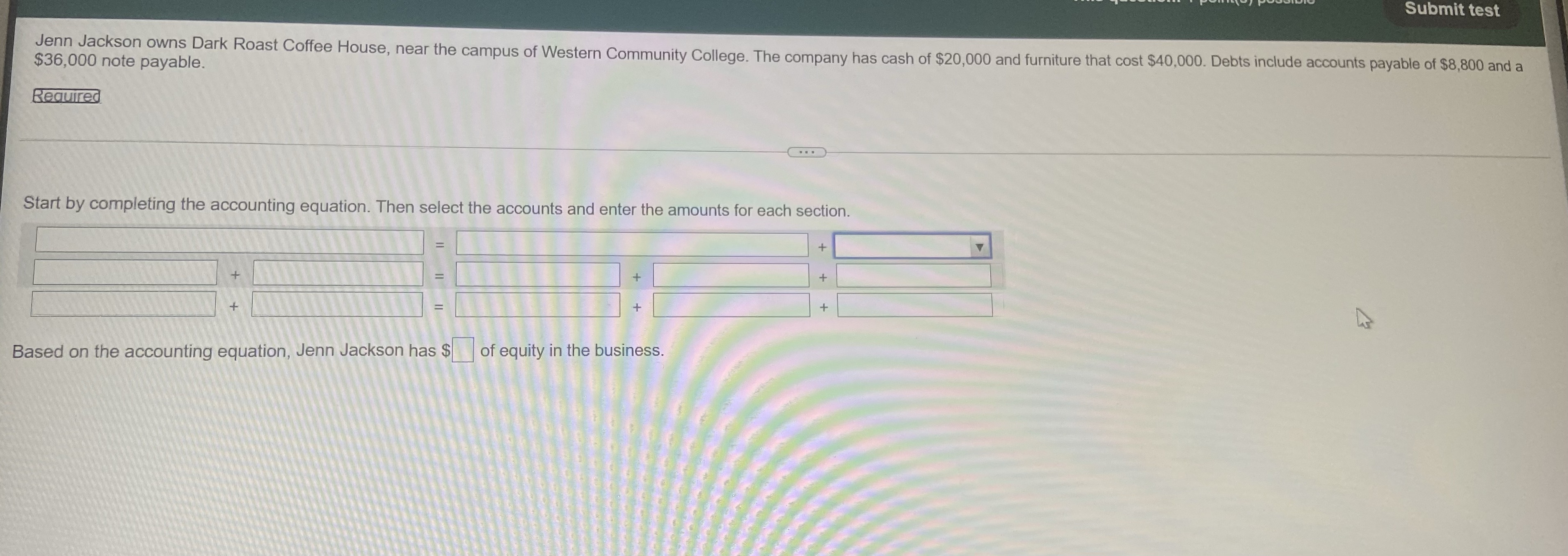 Submit test Jenn Jackson owns Dark Roast Coffee