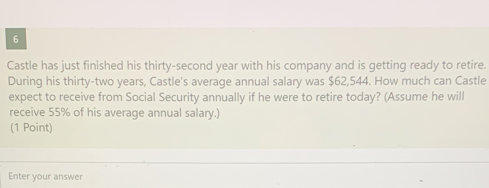 It is for financial algebra please help asap 6