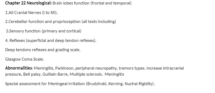 Chapter 22 Neurological: Brain lobes function