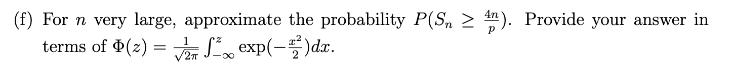 For 0 < p < 1 and i = 1, ...,n, suppose Wi ~