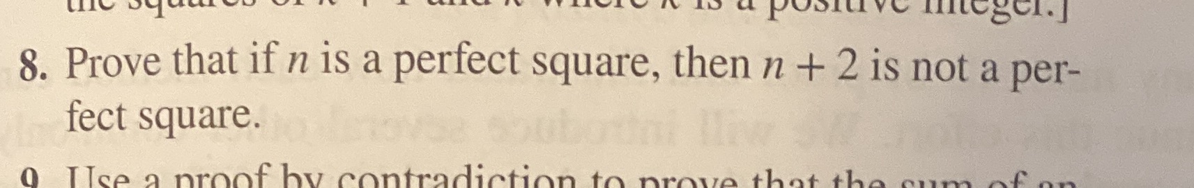 gor.] 8. Prove that if n is a perfect square,