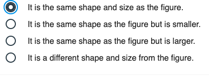 A figure is rotated 180 clockwise about the