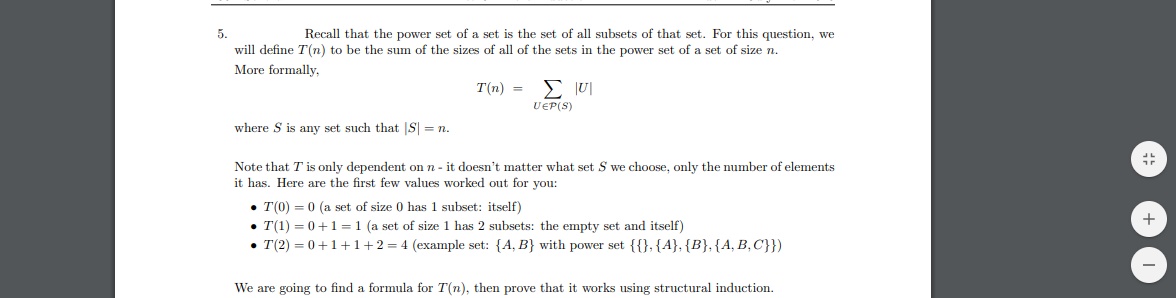 (a) What is the power set of {A, B, C}? ( b) Use