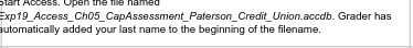 Exp19_Access_Ch05_CapAssessment_Paterson_Credit