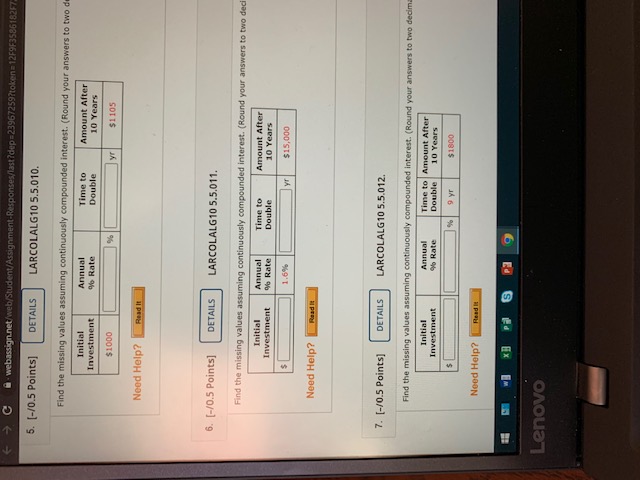 I need help understanding how to approach these.