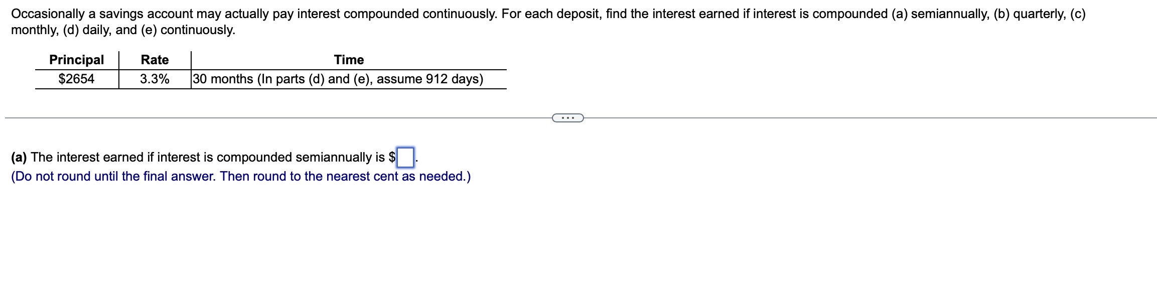 Occasionally a savings account may actually pay