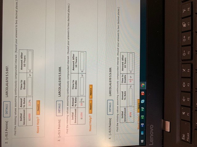 I need help understanding how to approach these.
