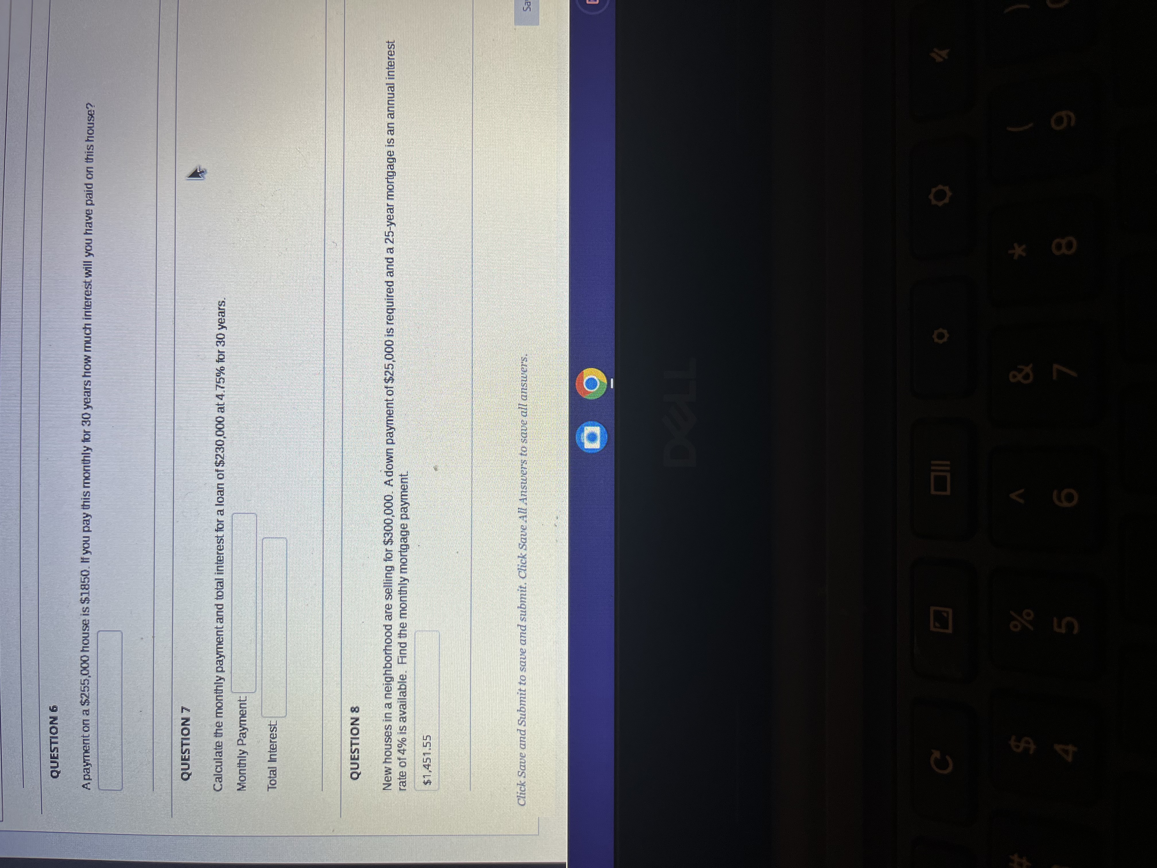 AF Cleseroom Question Completion Status: QUESTION
