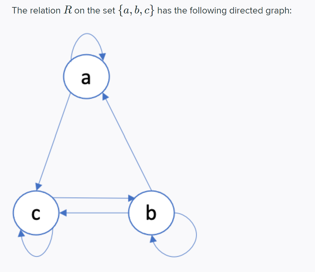 \f\f\f\f\fMark the correct answer(s). R is
