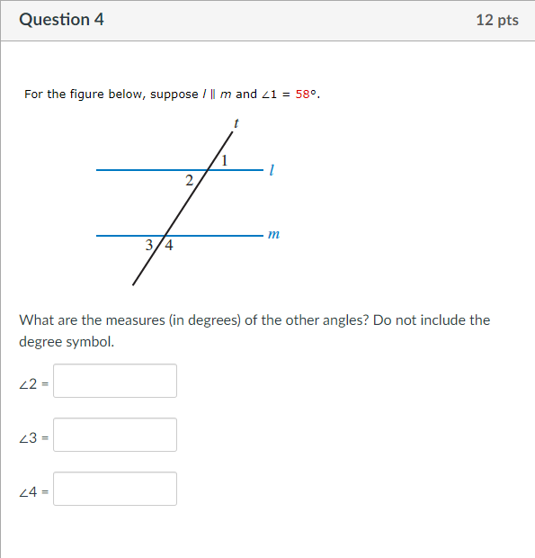 Question 4 12 pts For the figure below, suppose /