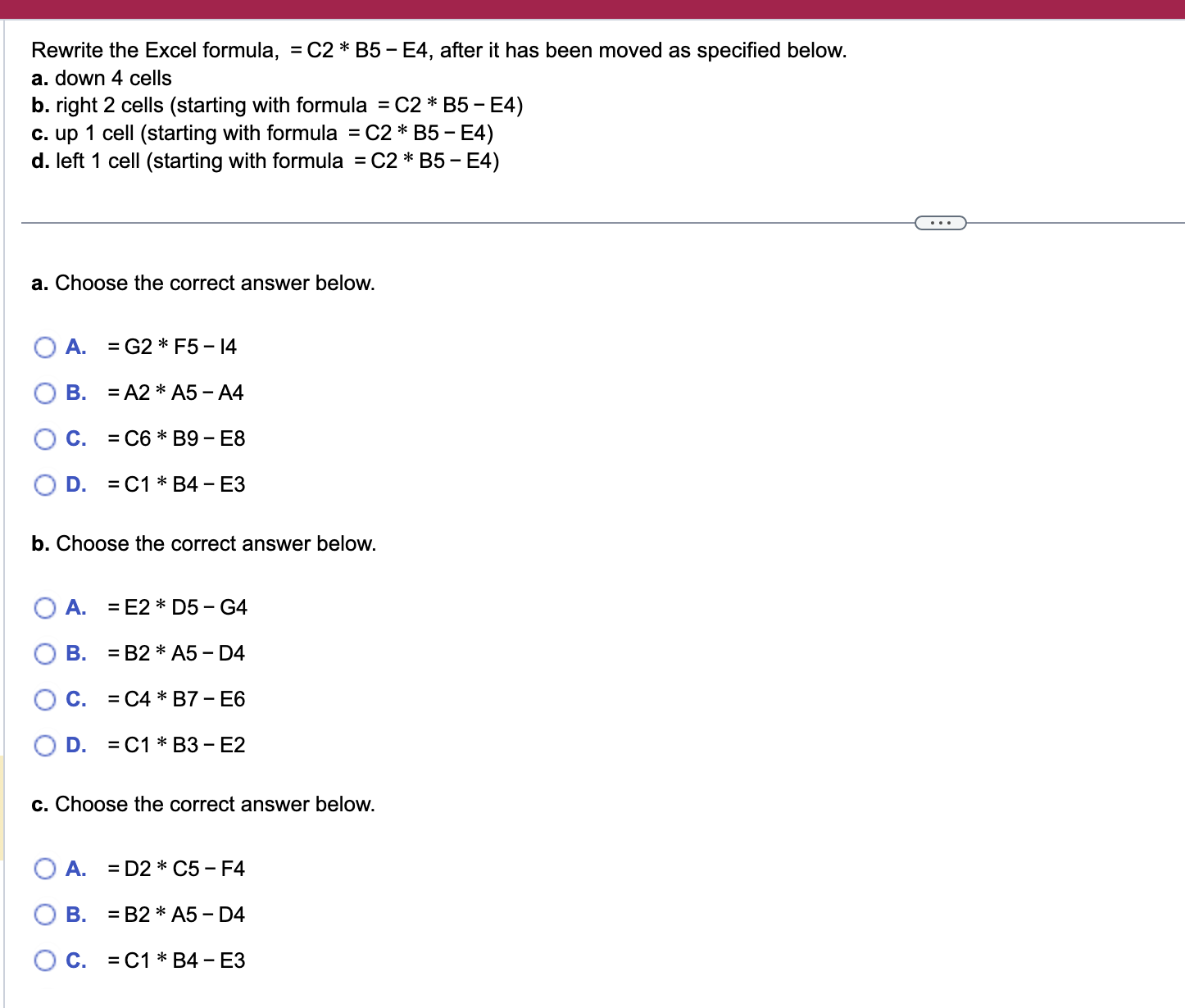 Perform the indicated operations by hand. Then