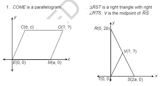 1. COME is a parallelogram. . ARST is a right