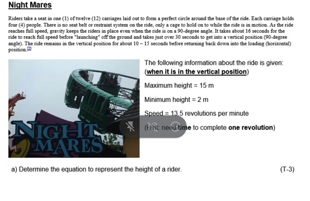 Night Mares Riders take a seat in one (1) of