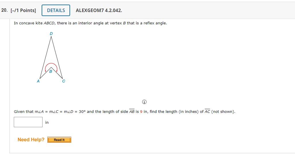 20. [-11 Points] DETAILS ALEXGEDM? 4.2.042. In
