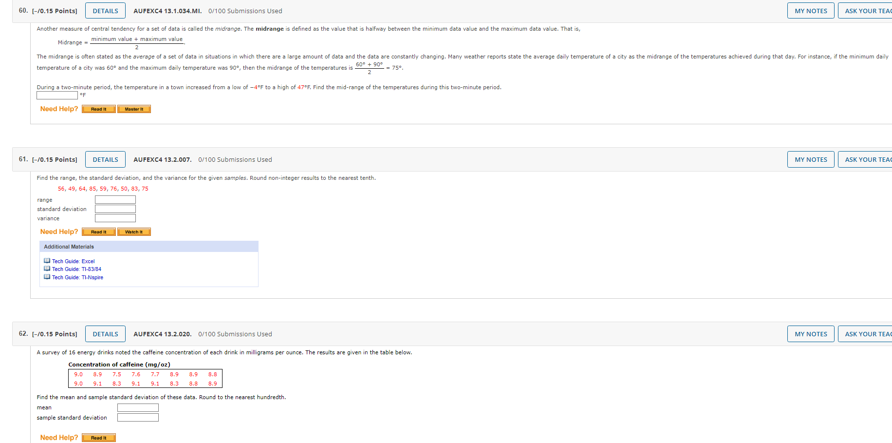 60. [-/0.15 Points] DETAILS AUFEXC4 13.1.034.MI.
