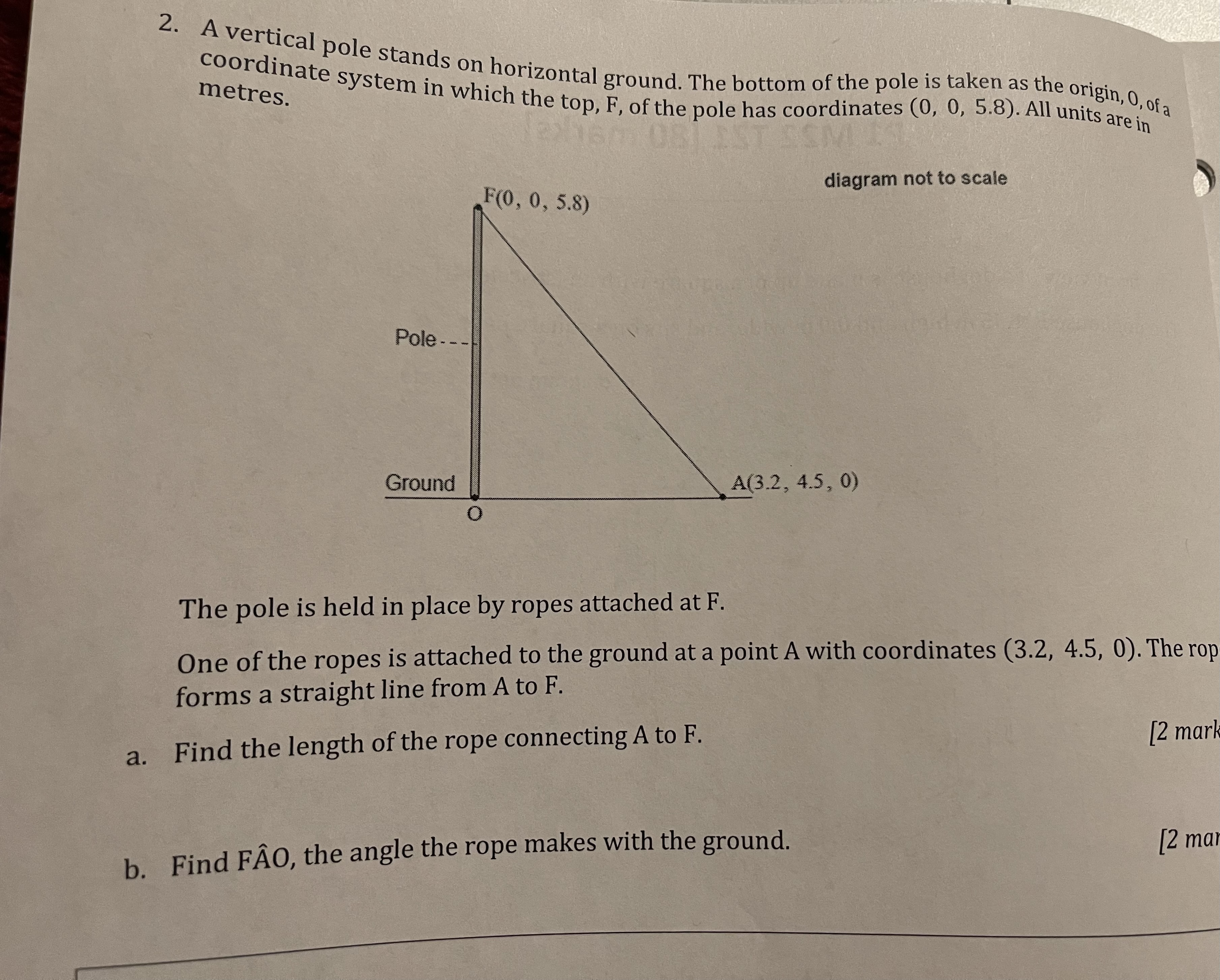 answer the questions and show your steps 1. The