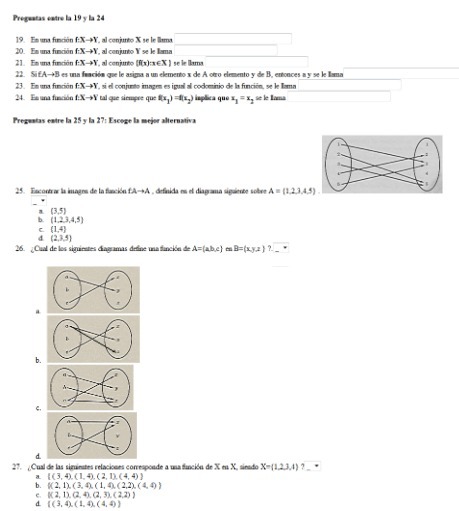 Preguntan entre la 10 y La 24 19 For fincion
