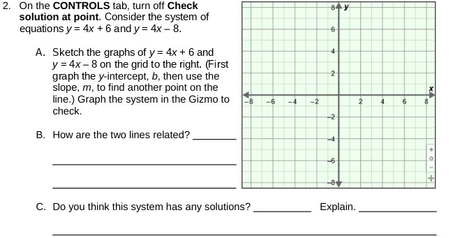 2. On the CONTROLS tab, turn off Check 8 solution