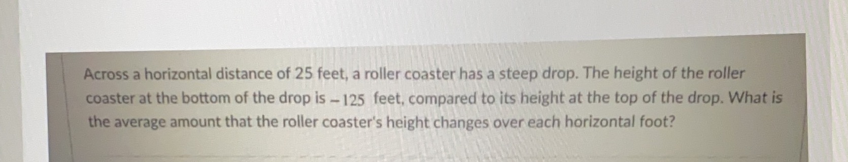 Across a horizontal distance of 25 feet, a roller