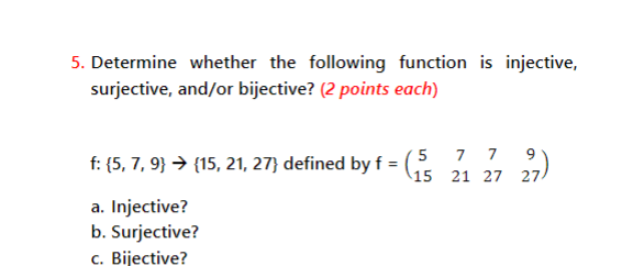 ITS A DISCRETE MATEMATICS QUIZ 1. Determine