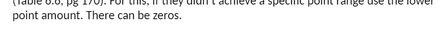 (Table 0.0, pg 170). For this, Il they