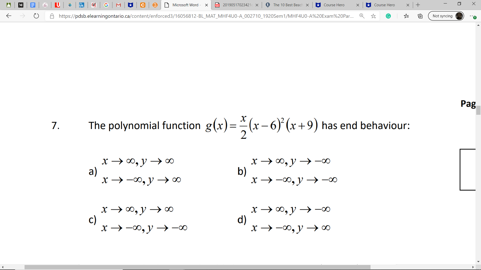 what is the answer for it ME M C Microsoft Word -