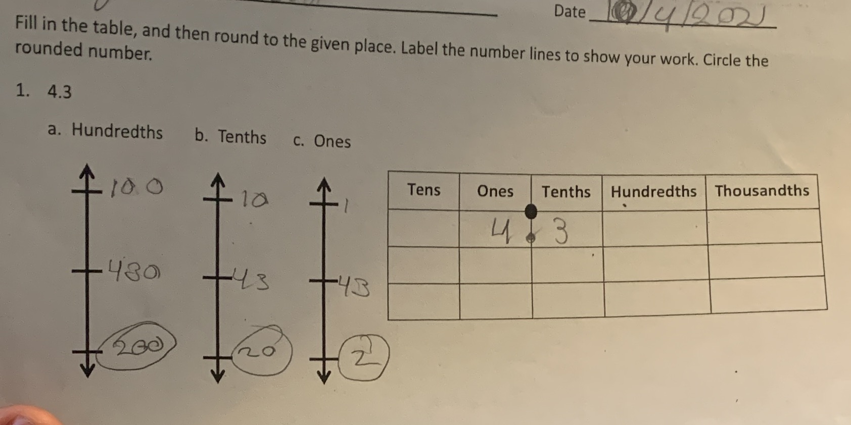 Am I right or tell me the answer Date Fill in the