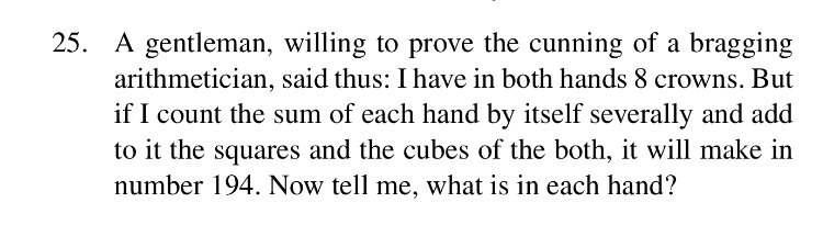 25. A gentleman, willing to prove the cunning of