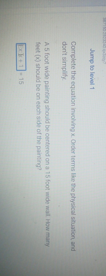 help solve 387150.2523240.qx3zqy7 Jump to level 1