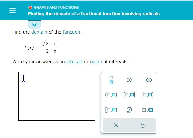 module is graphs and functions, topic is Finding
