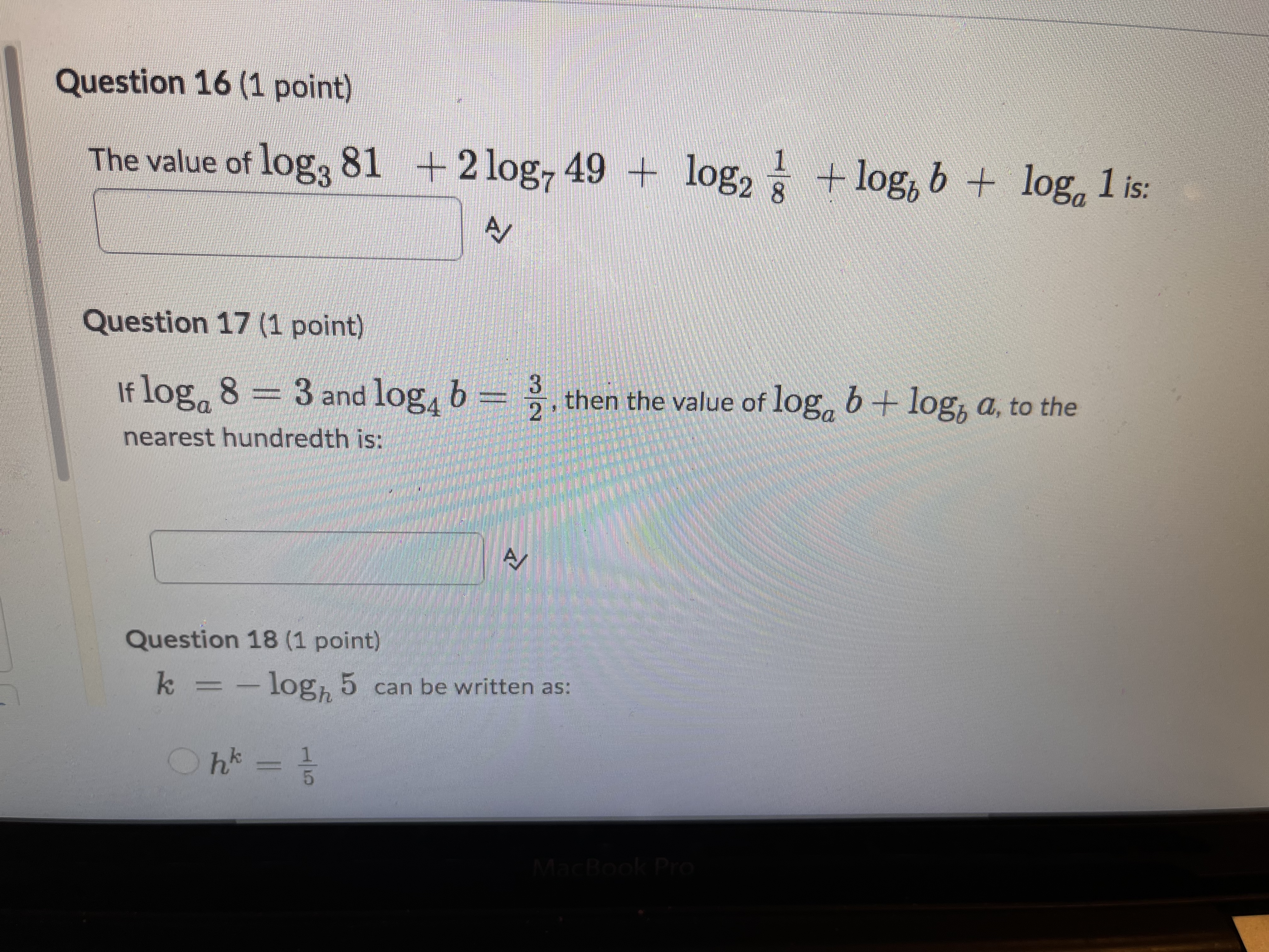 Question 24 (1 point) Earthquake intensity, _ is