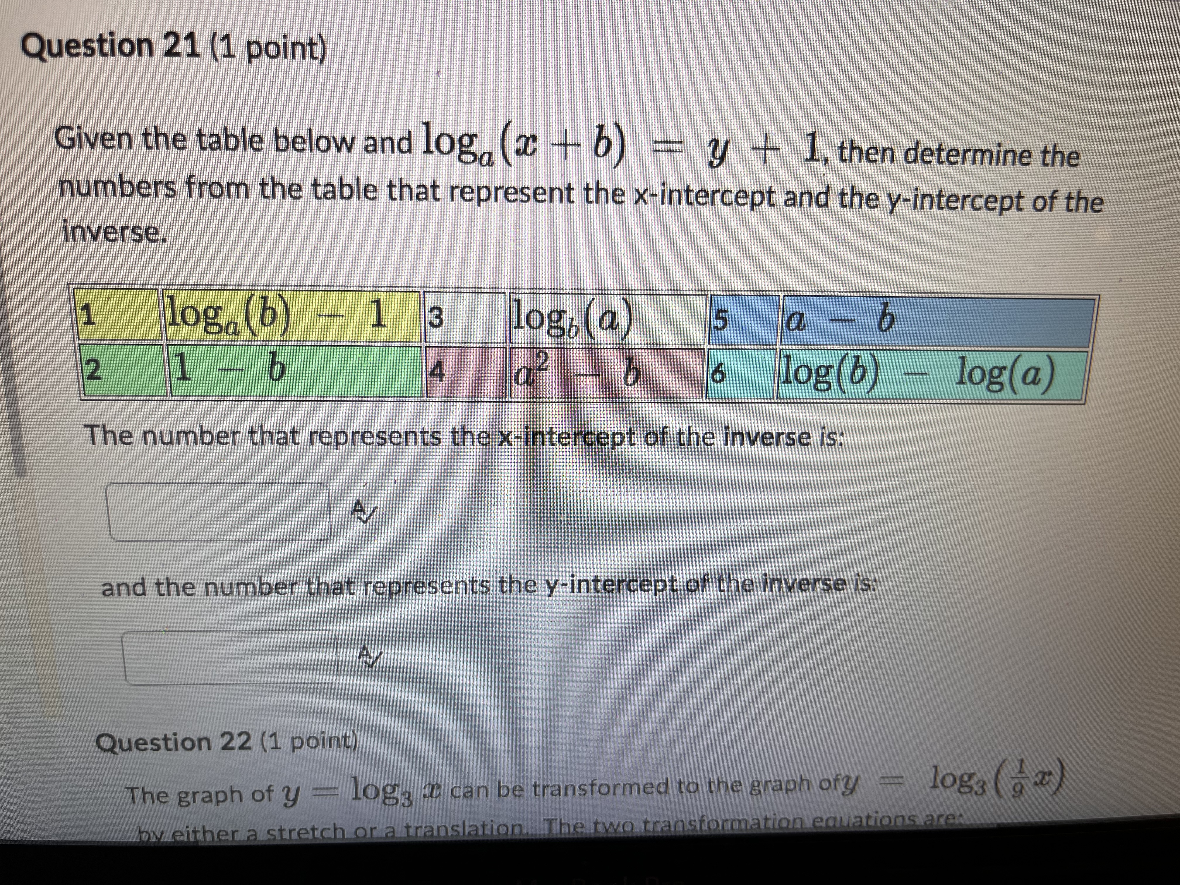 Question 24 (1 point) Earthquake intensity, _ is