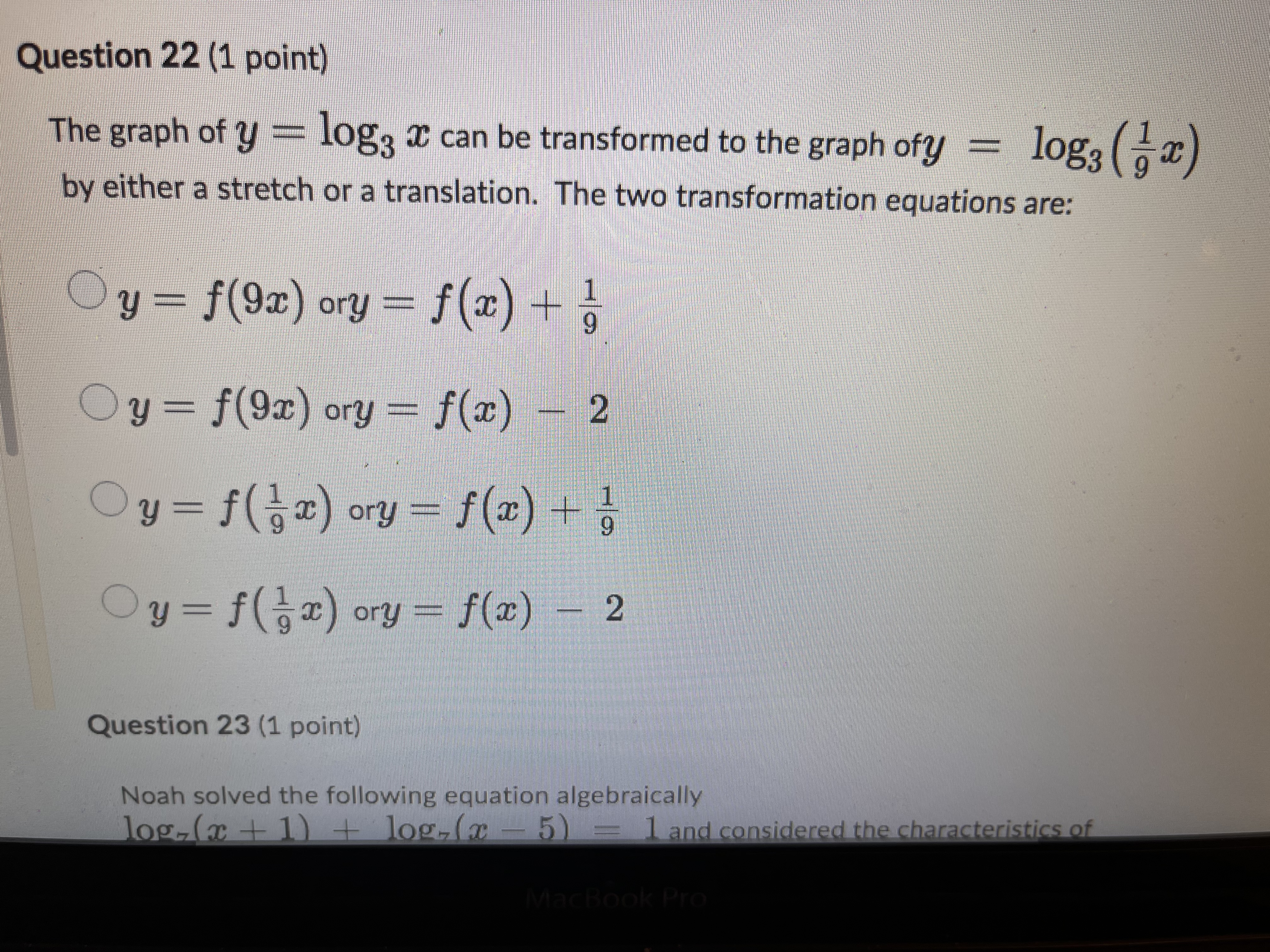 Question 24 (1 point) Earthquake intensity, _ is