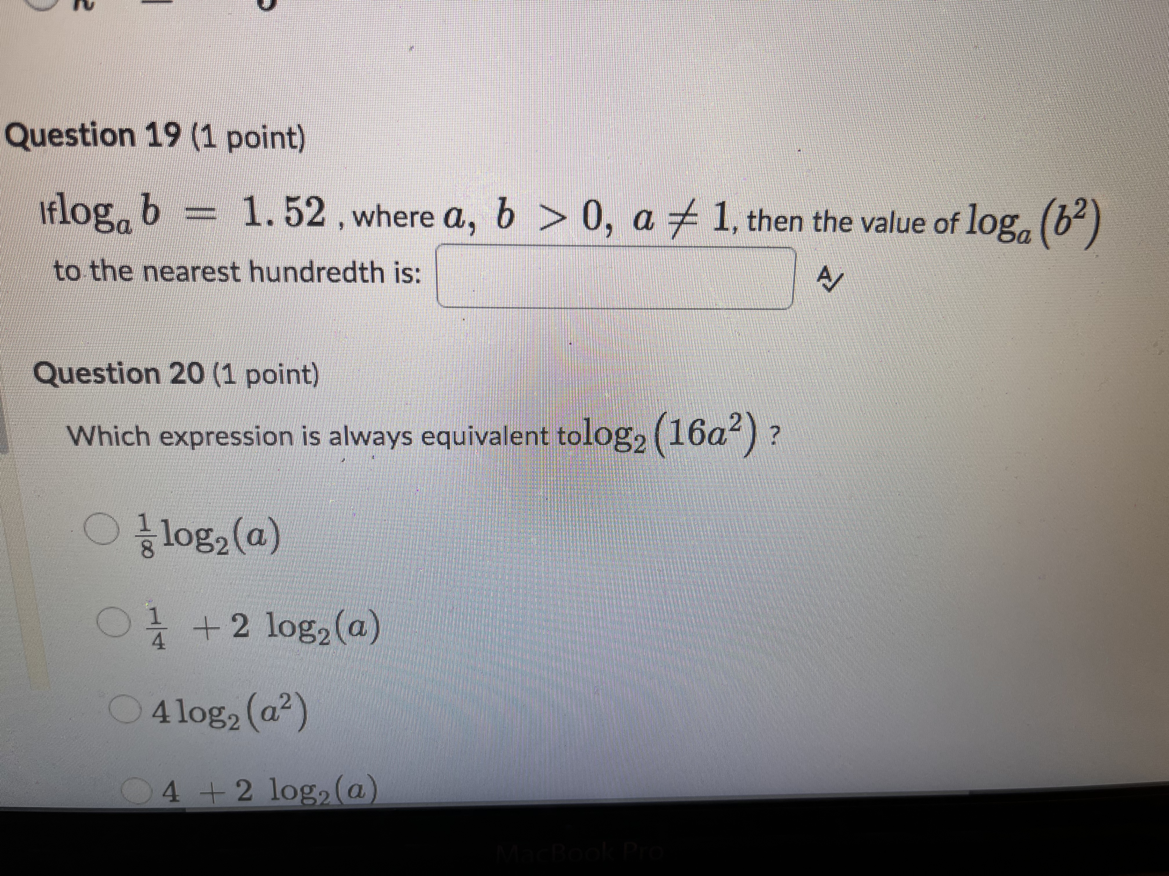 Question 24 (1 point) Earthquake intensity, _ is