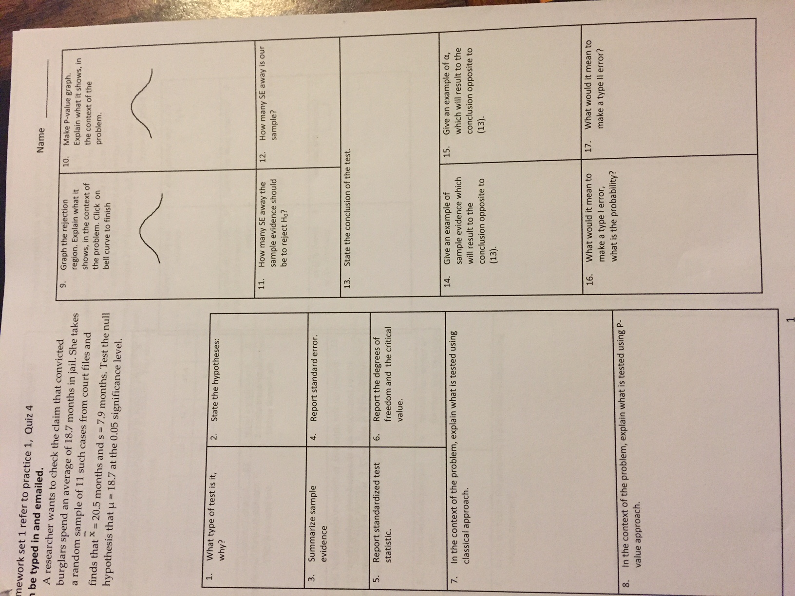 Please help me solve my practice problems. Front
