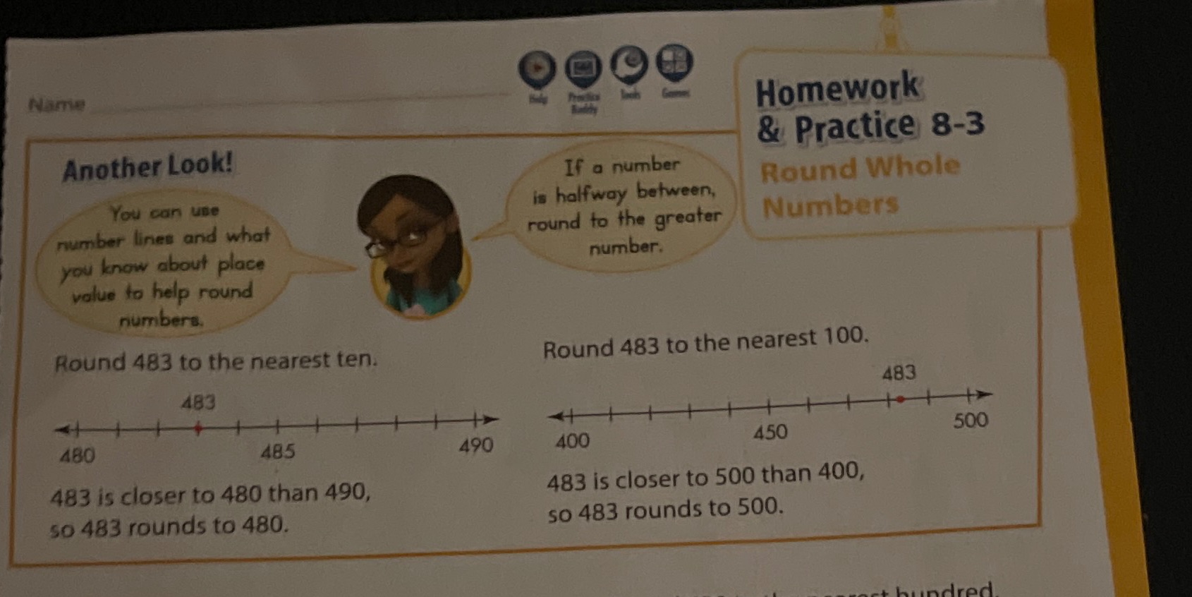 Name Homework Another Look! & Practice 8-3 If a
