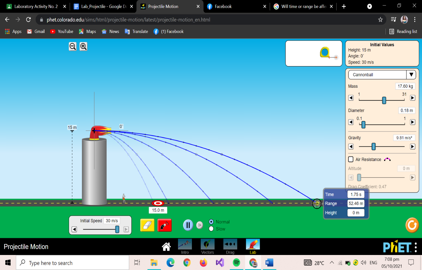 MOTION IN TWO AND THREE DIMENSION: PROJECTILE