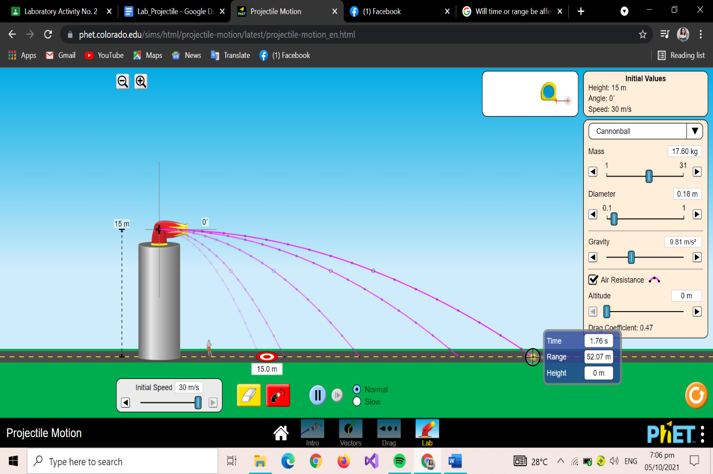 MOTION IN TWO AND THREE DIMENSION: PROJECTILE