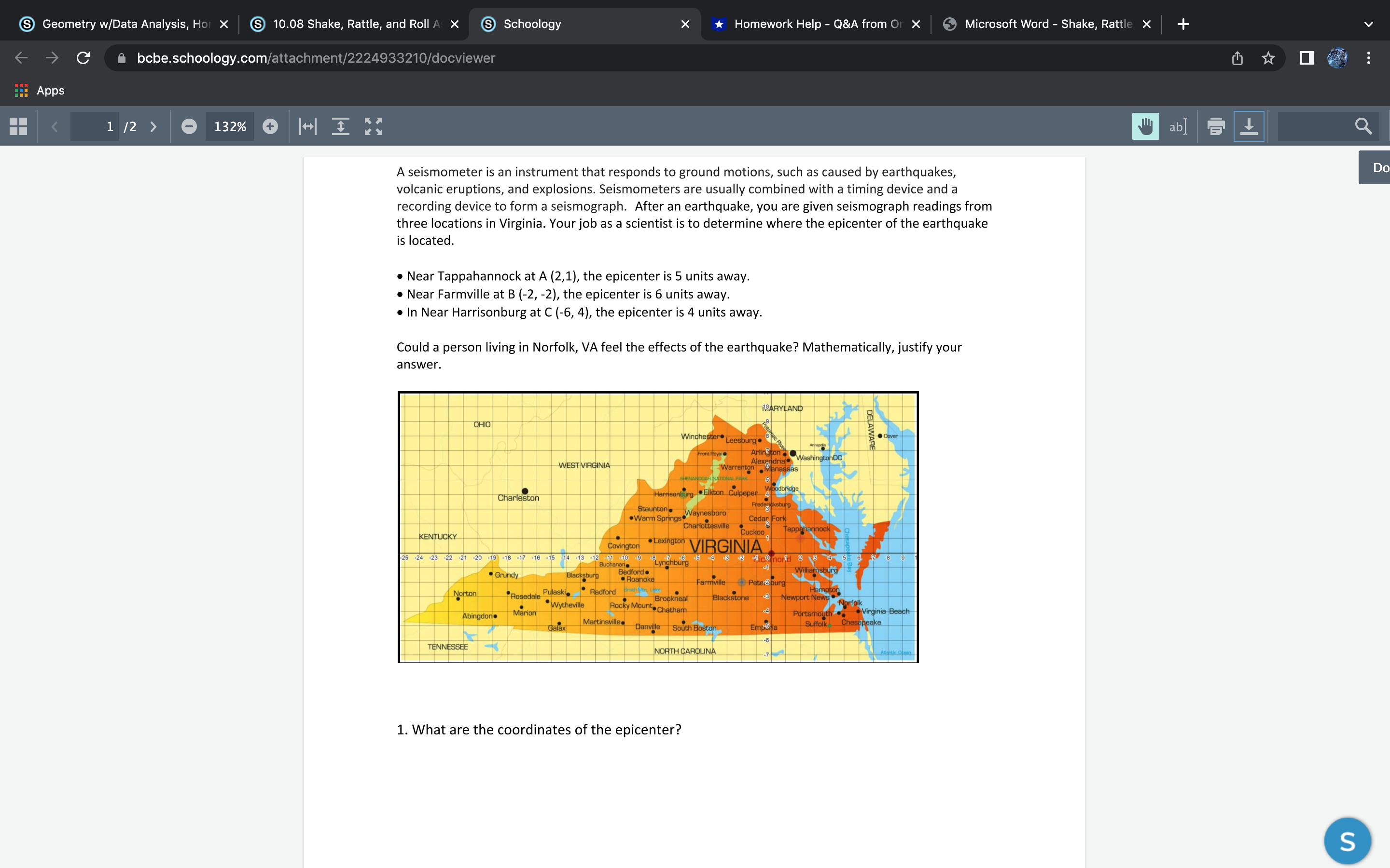 [El Geometry w/Data Analysis, F X Lg, 10.08