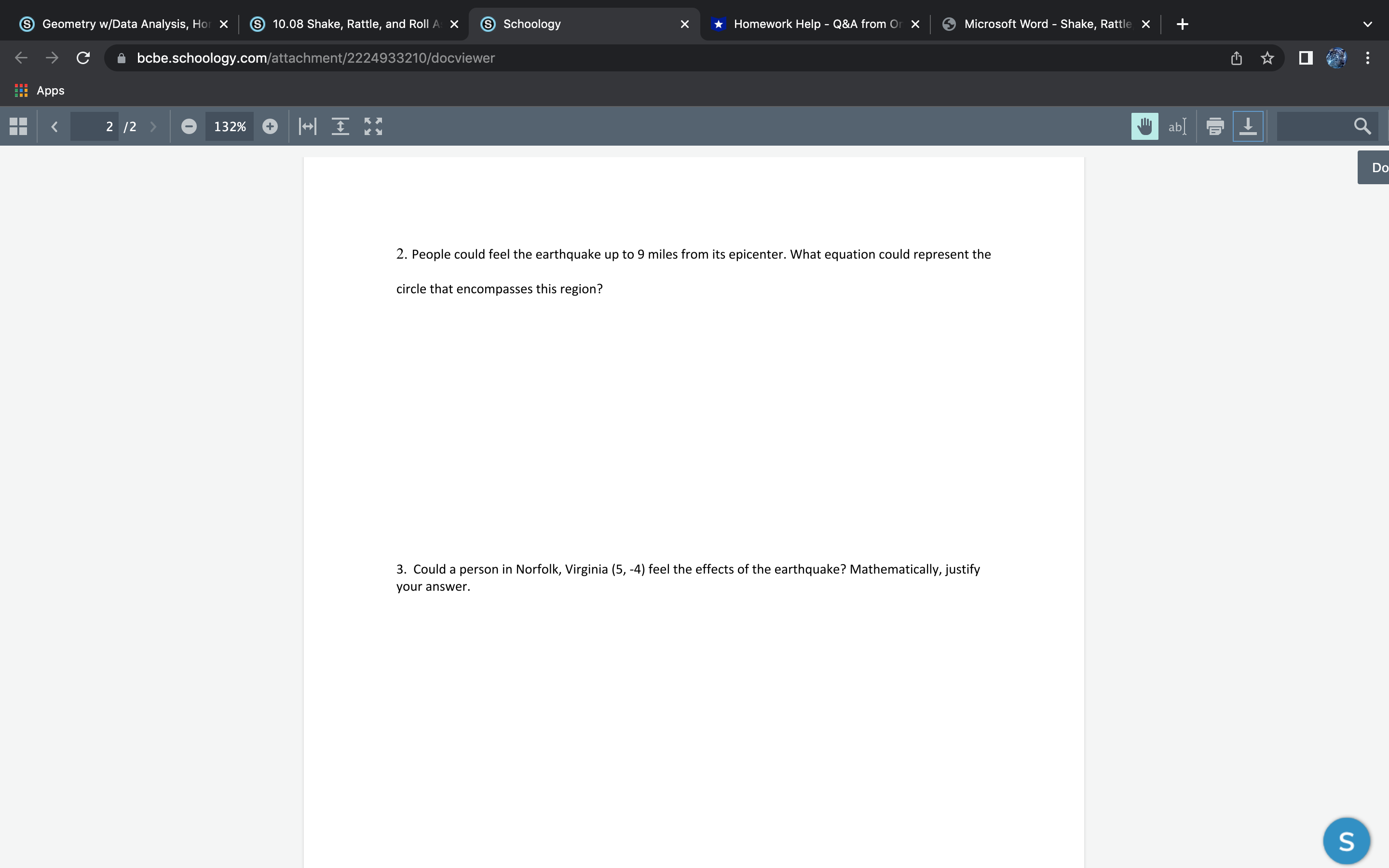 [El Geometry w/Data Analysis, F X Lg, 10.08