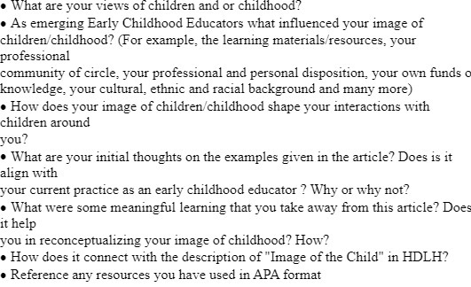 . What are your views of children and or