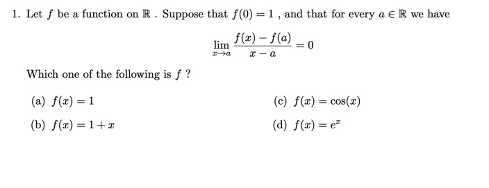 3. Use the formal definition of differentiation